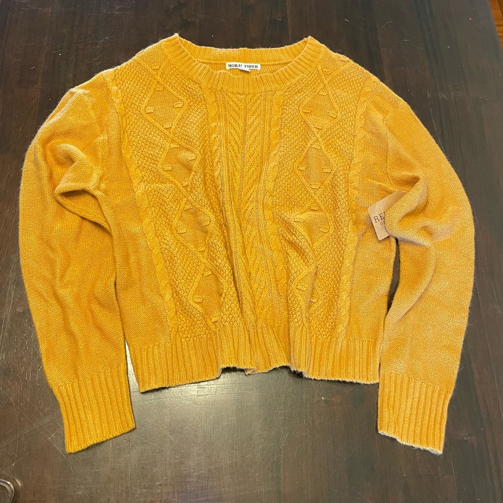Moral Fiber Cropped Sweater